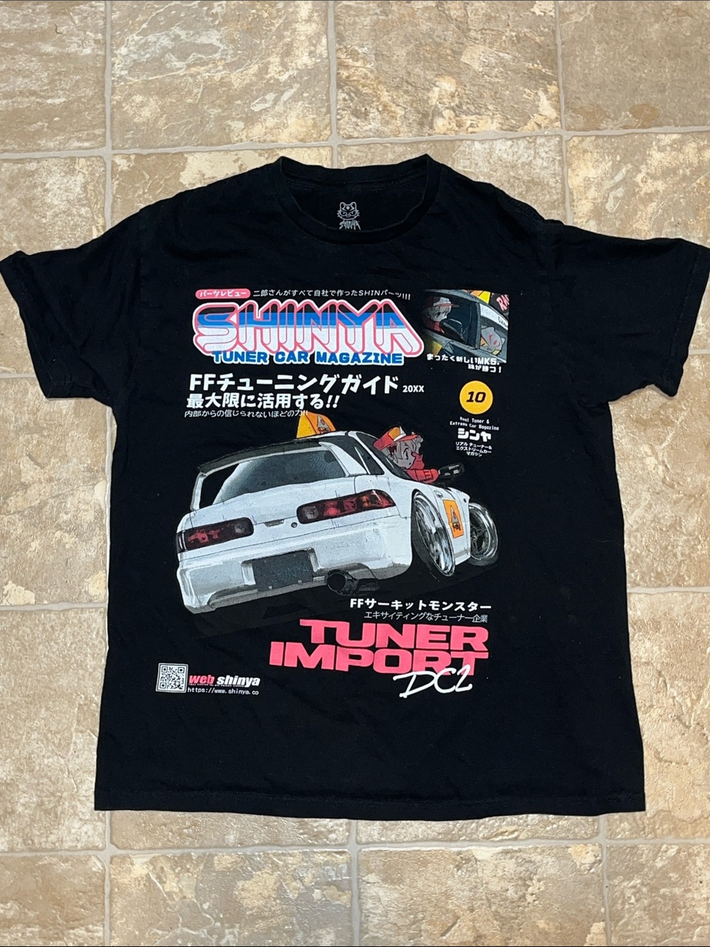 Shiny Tuner Import Graphic Tee - Black